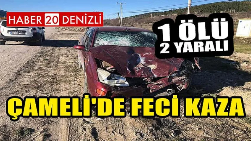 Çameli'de Feci Kaza