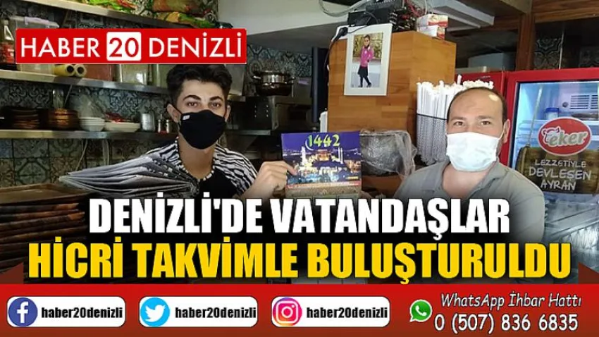 Denizli'de Vatandaşlar Hicri Takvimle Buluşturuldu