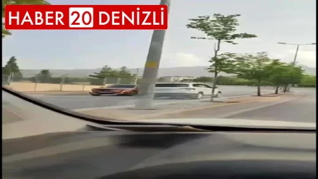 Denizli’de ters yönden giden sürücüye 7 bin TL ceza kesildi