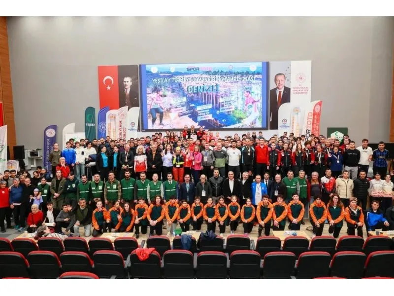 Denizli’de oryantiring heyecanı sürüyor