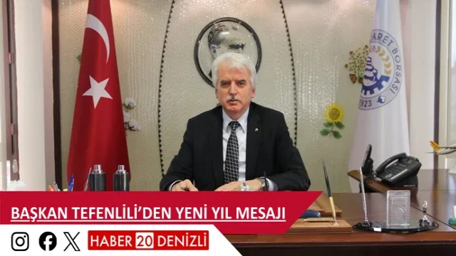 Başkan Tefenlili’den Yeni Yıl Mesajı