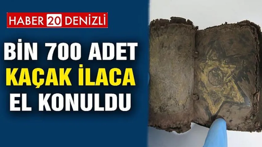 Bin 700 Adet Kaçak İlaca El Konuldu
