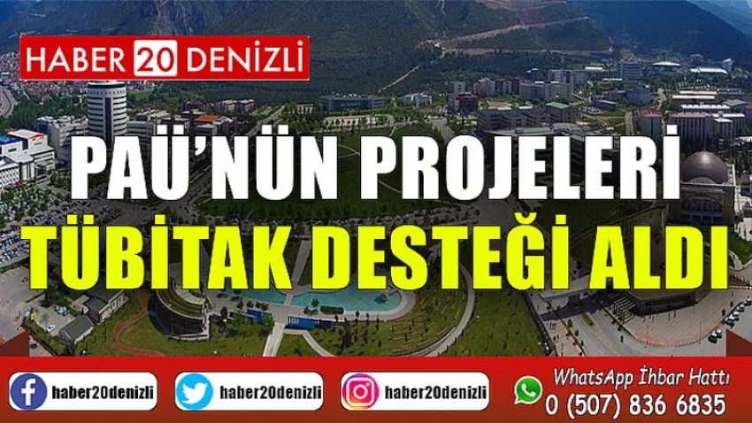 PAÜ’nün Projeleri TÜBİTAK Desteği Aldı