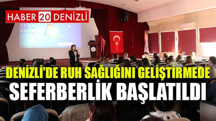 Denizli'de Ruh Sağlığını Geliştirmede Seferberlik Başlatıldı