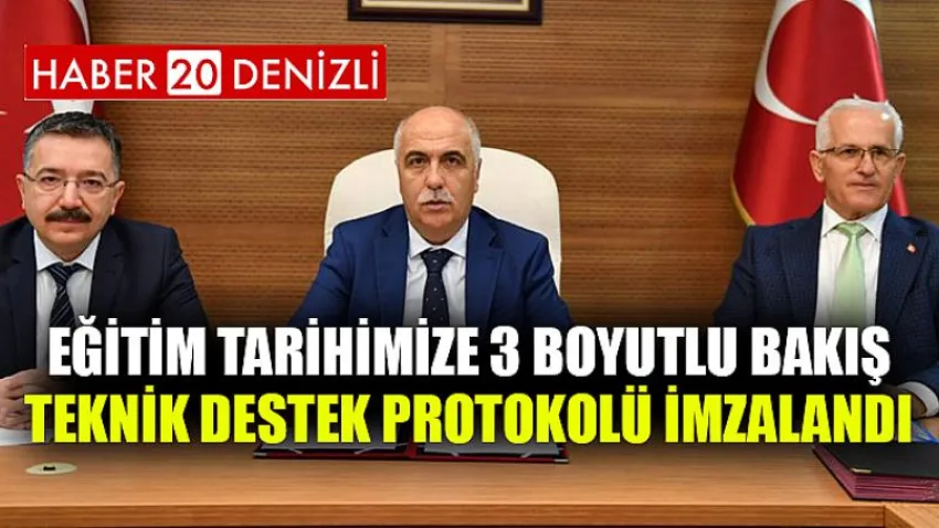 Eğitim Tarihimize 3 Boyutlu Bakış Teknik Destek Protokolü İmzalandı
