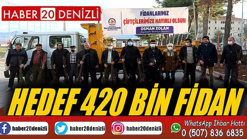 Hedef 420 bin fidan