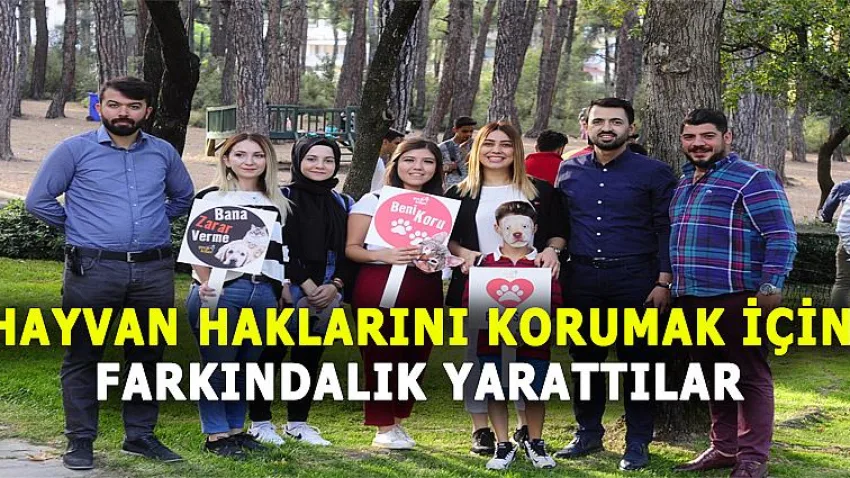 Hayvan Haklarını Korumak için Farkındalık Yarattılar