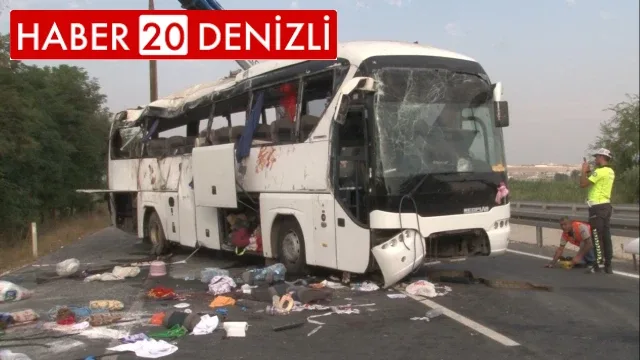 Düğün yolculuğu facia ile sonuçlandı: 1’i polis 6 kişi öldü, 42 kişi yaralandı