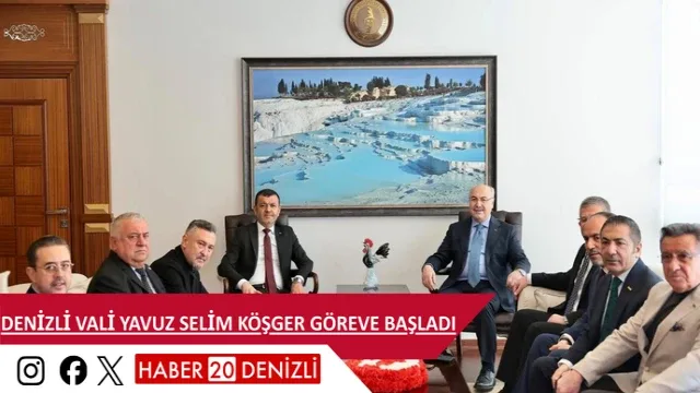 Denizli Vali Yavuz Selim Köşger göreve başladı