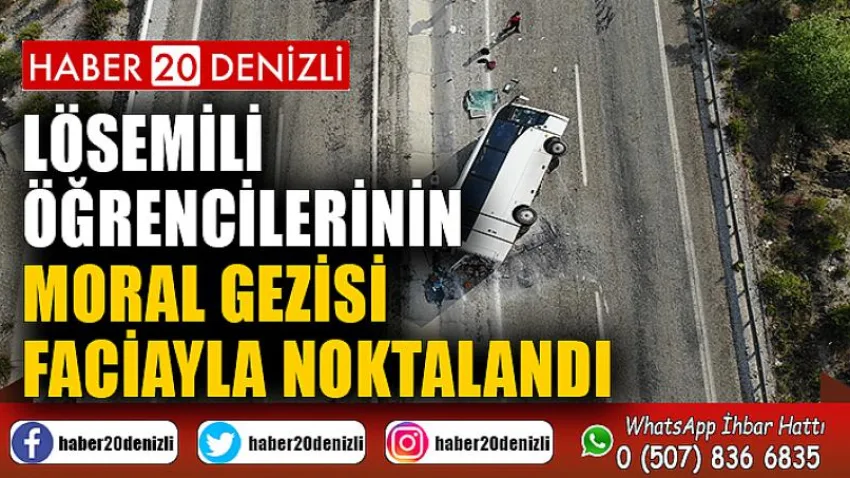 Lösemili öğrencilerinin moral gezisi faciayla noktalandı