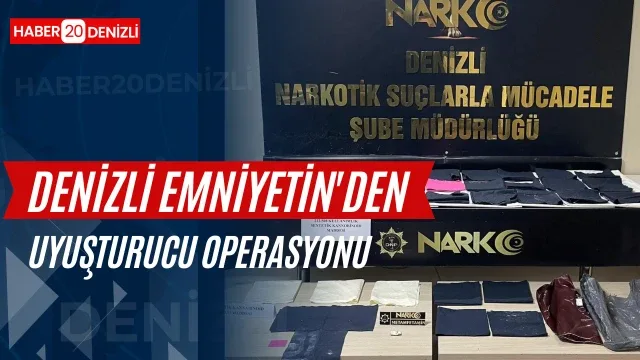 ​İl Emniyet Müdürlüğü Narkotik operasyon