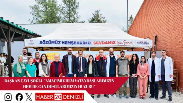Başkan Çavuşoğlu “Amacımız hem vatandaşlarımızın hem de can dostlarımızın huzuru”