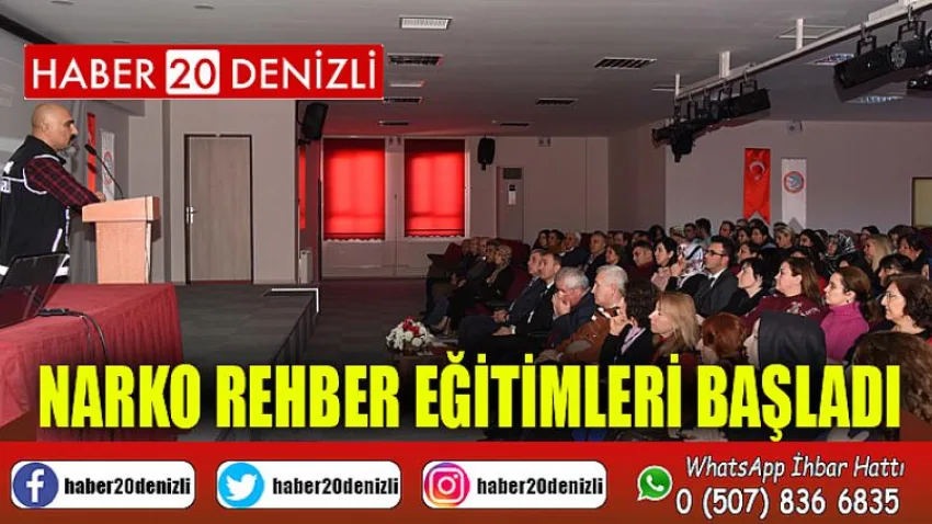 Narko Rehber Eğitimleri Başladı