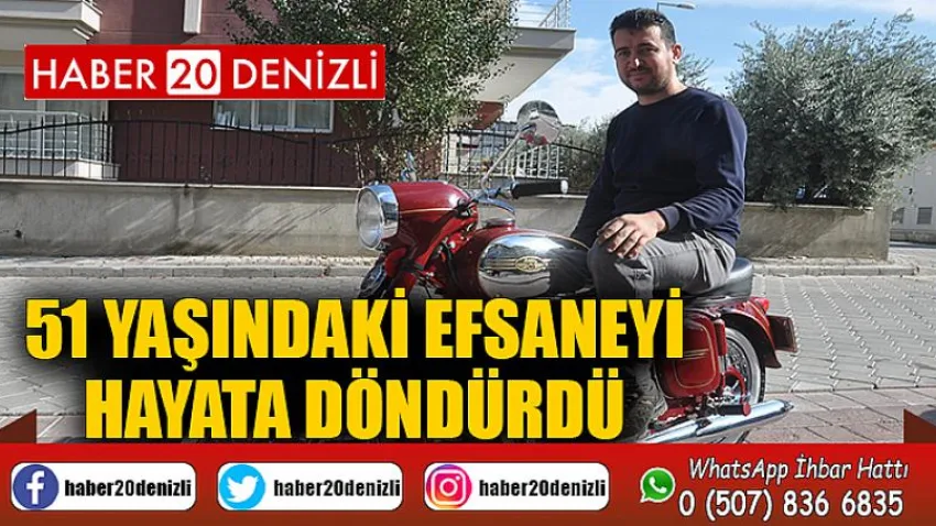 51 yaşındaki efsaneyi hayata döndürdü