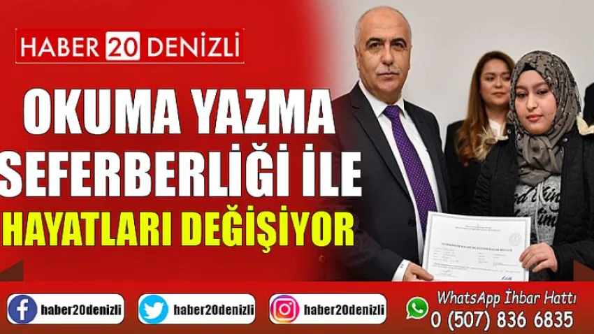 Okuma Yazma Seferberliği ile Hayatları Değişiyor