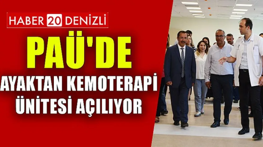 PAÜ'de Ayaktan Kemoterapi Ünitesi Açılıyor