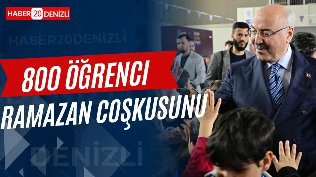 Denizli’de 800 öğrenci Ramazan coşkusunu yaşadı