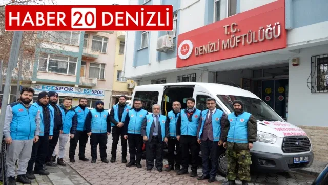 Denizli Müftülüğü’nden Deprem Bölgesine Acil Yardım