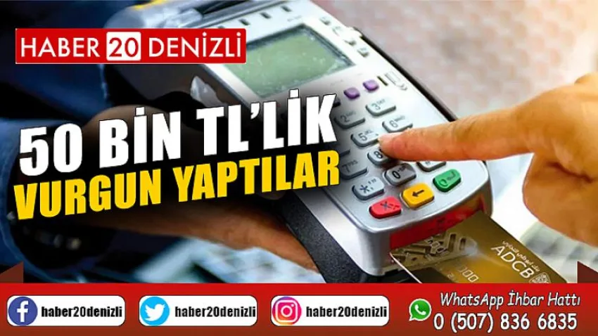 Pos cihazlarının yazılımlarını değiştirip 50 bin TL’lik vurgun yaptılar