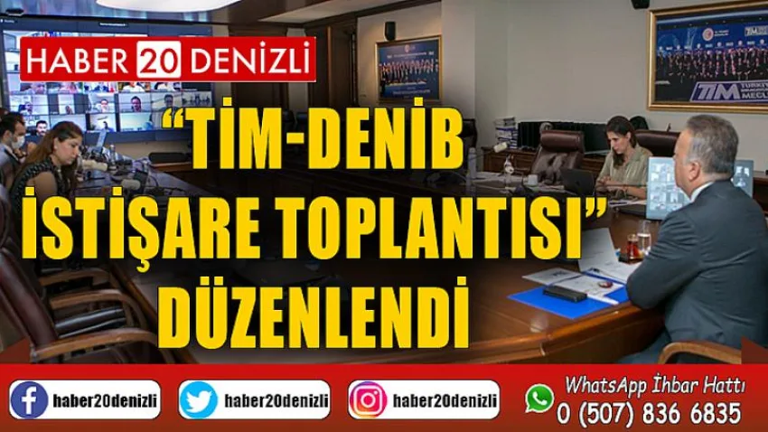 “Tim-denib İstişare Toplantısı” Düzenlendi
