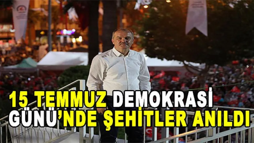 15 Temmuz Demokrasi Günü’nde Şehitler Anıldı