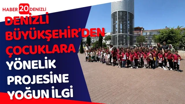 Denizli Büyükşehir’den çocuklara yönelik projesine yoğun ilgi