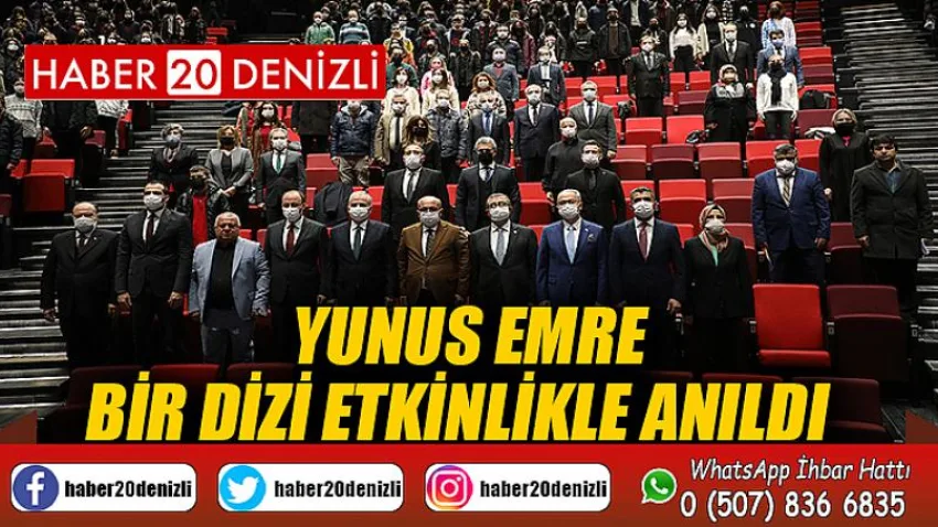 Yunus Emre, Bir Dizi Etkinlikle Anıldı