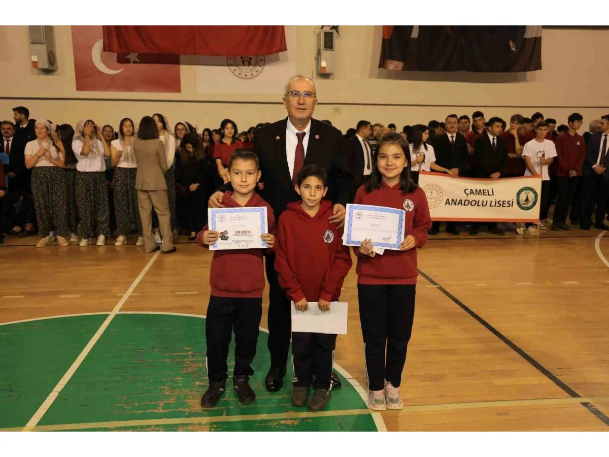 Çameli’de 29 Ekim Bayramı coşkuyla kutlandı