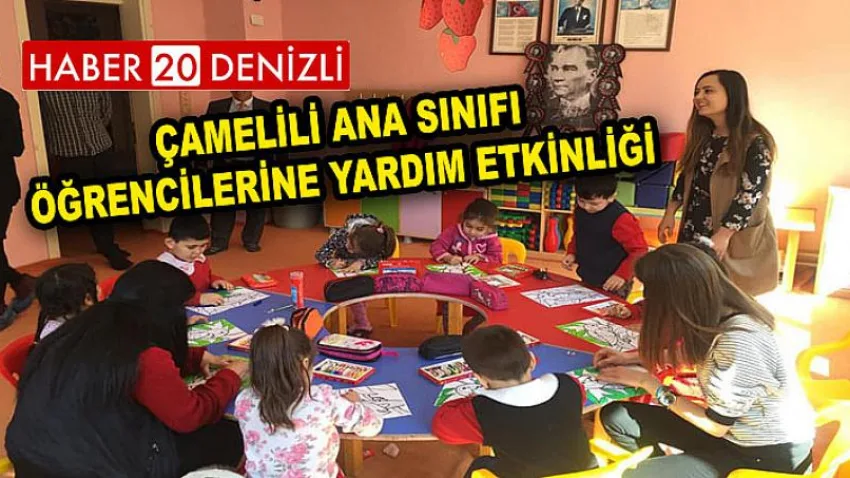 Çamelili Ana Sınıfı Öğrencilerine Yardım Etkinliği