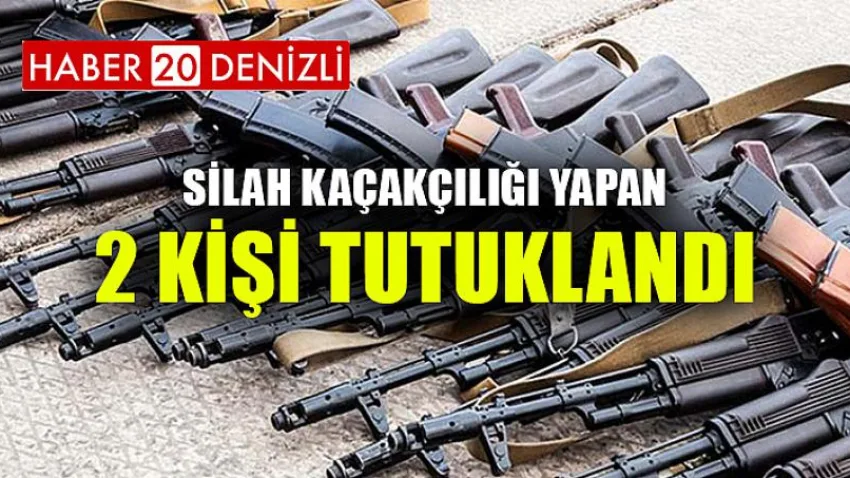 Silah kaçakçılığı yapan 2 kişi tutuklandı