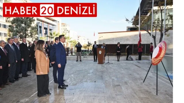 Denizli’de 24 Kasım Öğretmenler Günü törenlerle kutlandı