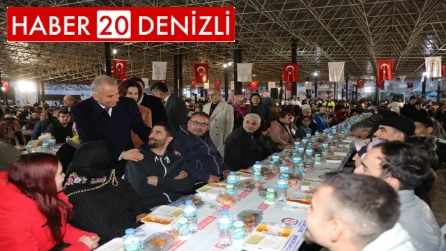 Denizli’de gönül sofrası Değirmenönü’nde kuruldu
