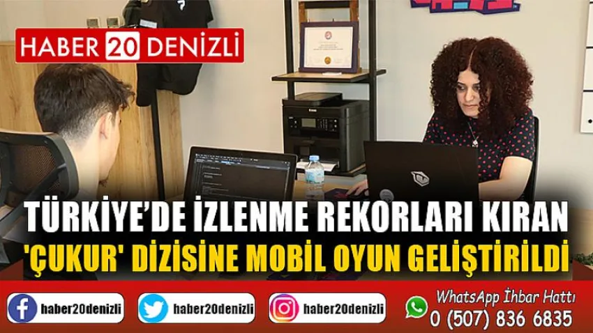 Türkiye’de izlenme rekorları kıran 'Çukur' dizisine mobil oyun geliştirildi