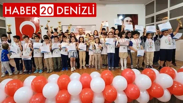 Akıl zeka oyunları Türkiye 1.’leri Denizli’den