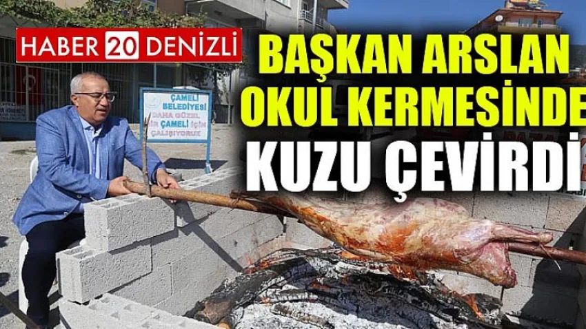 Başkan Arslan Okul Yararına Düzenlenen Kermese Katıldı