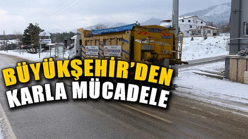 Büyükşehir'den Karla Mücadele