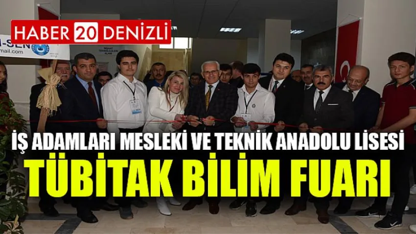 İş adamları Mesleki ve Teknik Anadolu Lisesi TÜBİTAK Bilim Fuarı