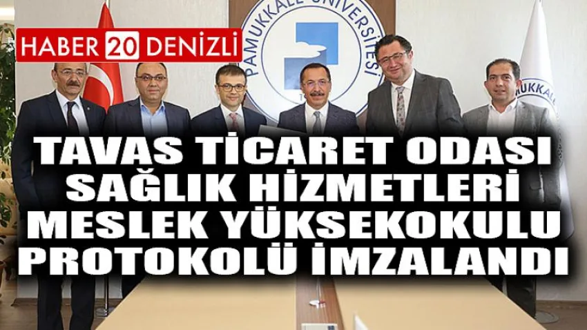Tavas Ticaret Odası Sağlık Hizmetleri Meslek Yüksekokulu Protokolü İmzalandı