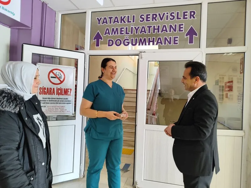 Başkan Sağınç'' İyi ki varsınız, her zaman başımızın tacısınız''