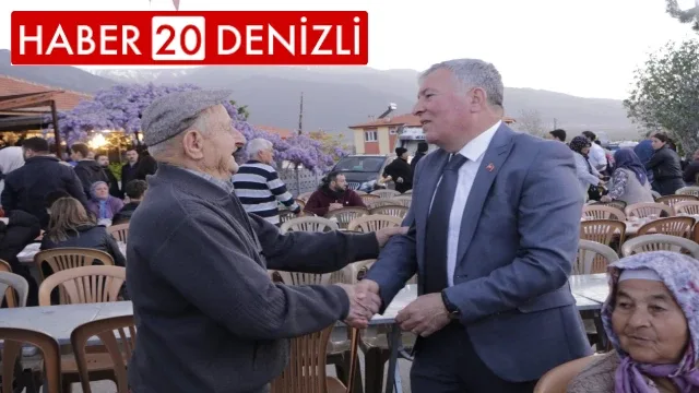 Honaz Belediyesi son iftar sofrasını Kızılyer Mahallesi’nde kurdu