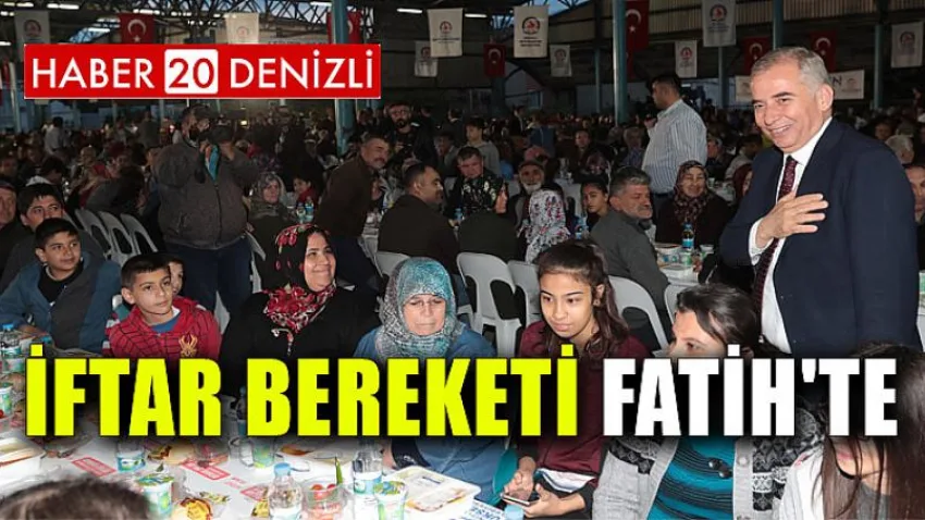 İftar bereketi Fatih'te