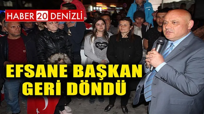 Efsane Başkan Geri Döndü