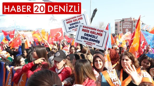 Cumhurbaşkanı Erdoğan, Denizli’de