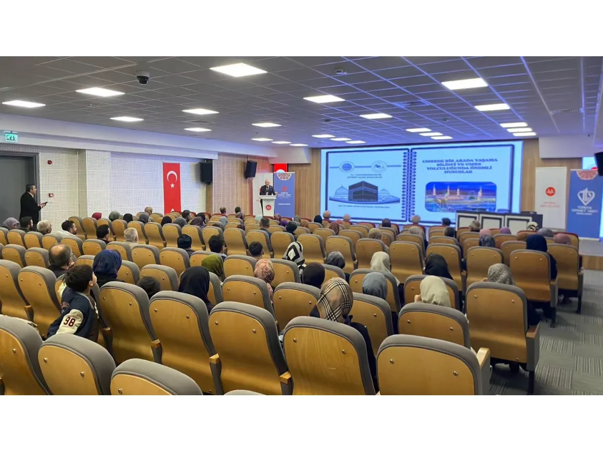 Denizli’de 186 umre yolcusu için bilgilendirme semineri düzenlendi