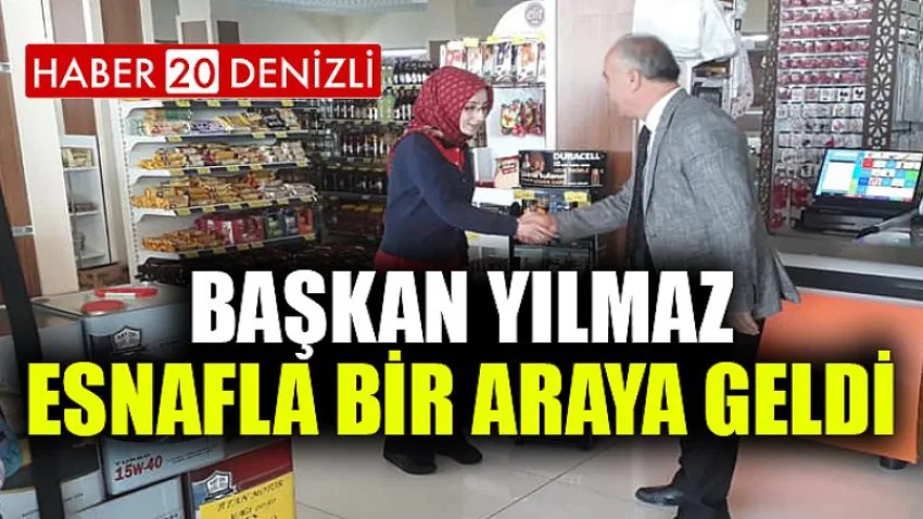 Başkan Yılmaz Esnafla Bir Araya Geldi