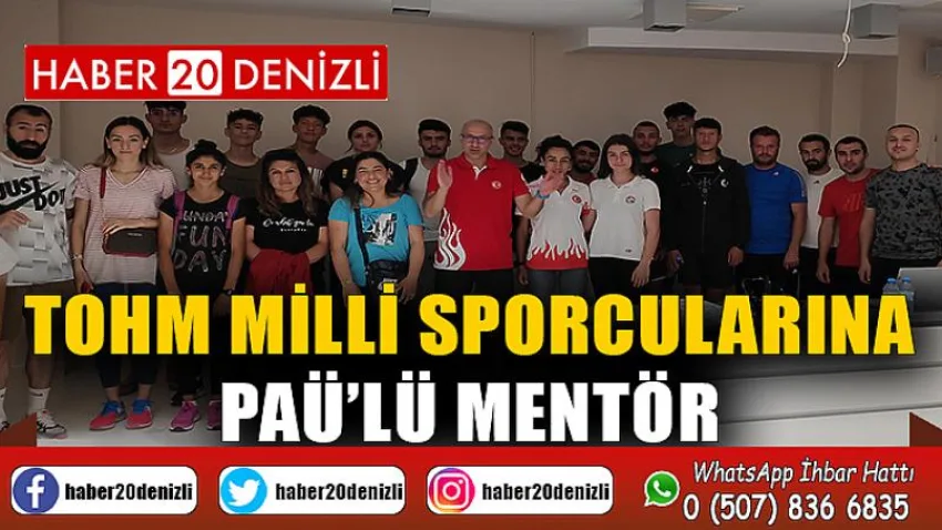 TOHM Milli Sporcularına PAÜ’lü Mentör