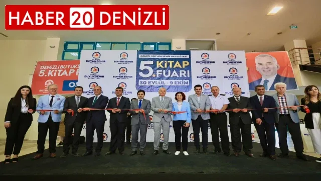 Denizli Büyükşehir Belediyesi 5. Kitap Fuarı açıldı