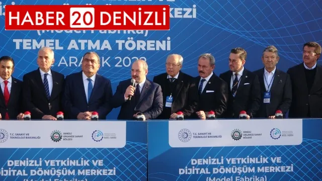 Bakan Varank, Denizli OSB’de kurulacak Model Fabrika'nın temelini attı