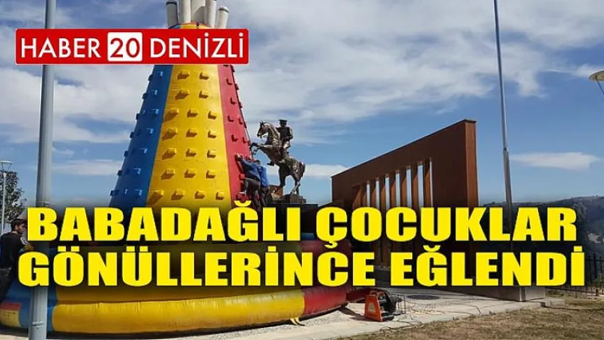 Babadağlı Çocuklar Gönüllerince Eğlendiler