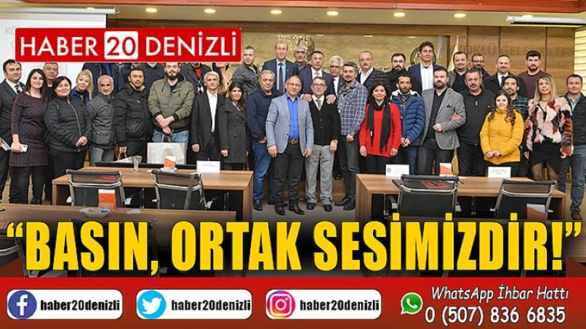 Başkan Erdoğan: “Basın, Ortak Sesimizdir!”